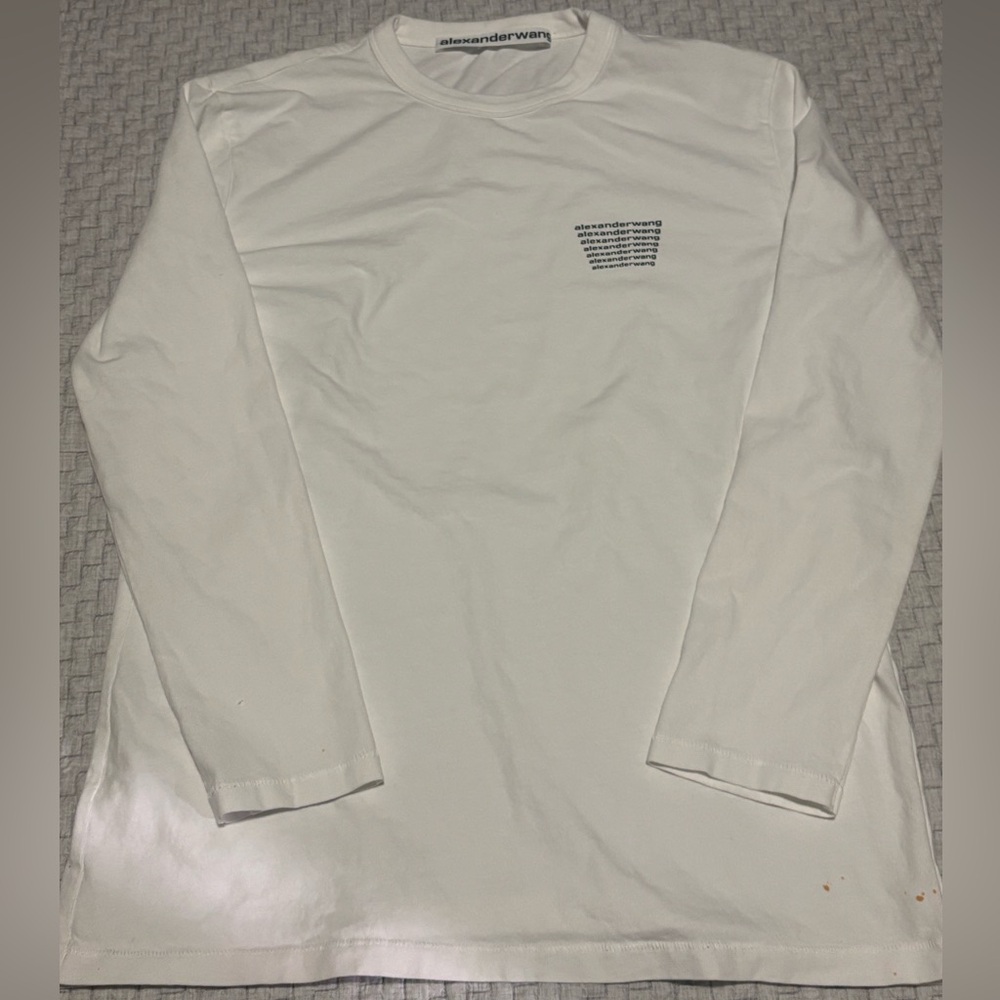 Alexander Wang Long Sleeve Designer T-Shirt Size S
